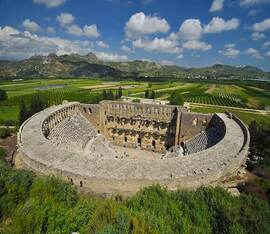 شهر باستانی آسپندوس در آنتالیا